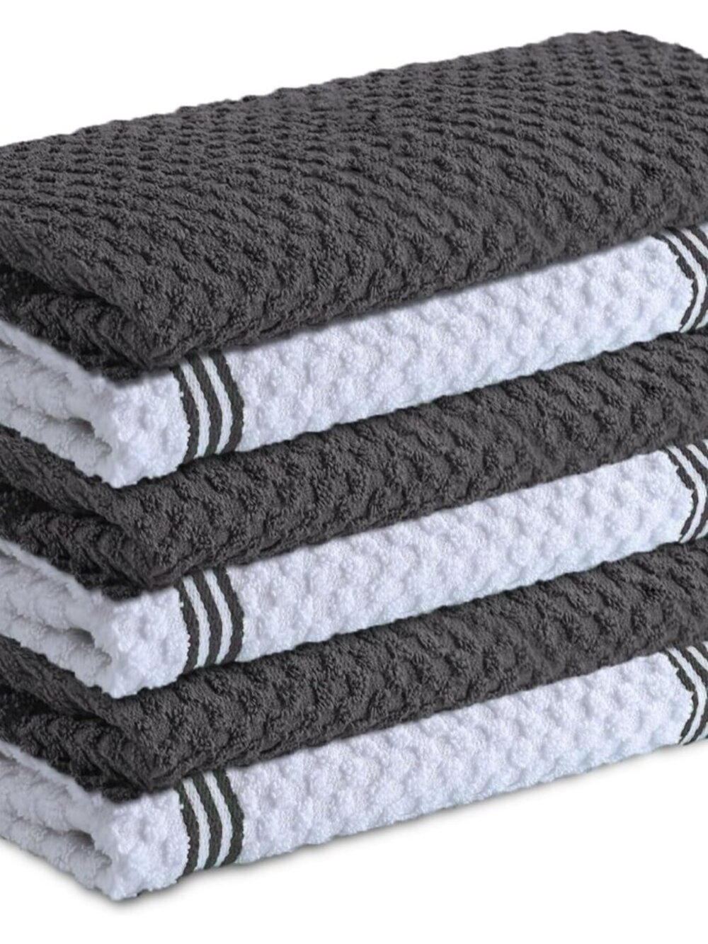 Kitchen Towels - 6 Pack - Cotton Dish Towel |15" x 25"|